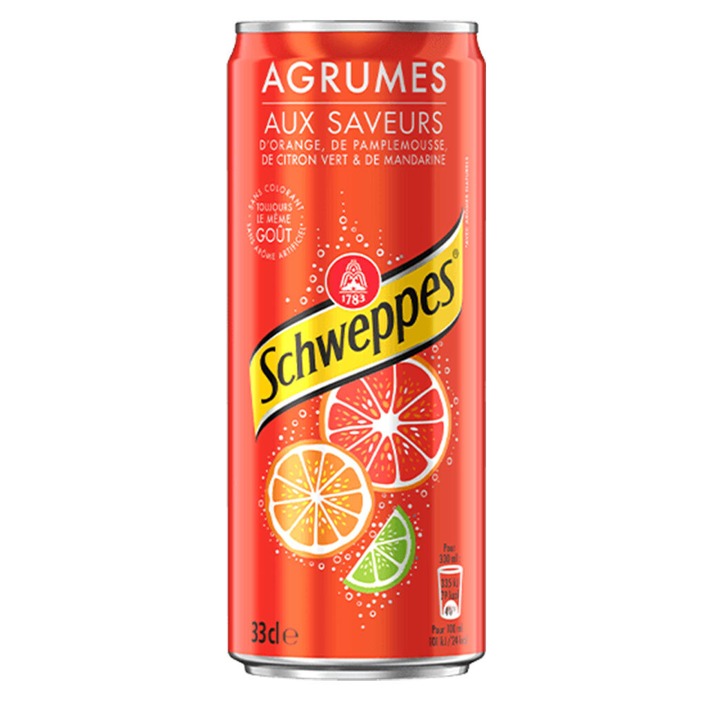 Soda agrumes SCHWEPPES