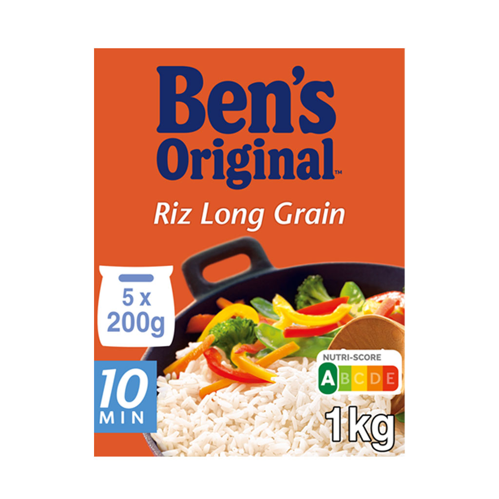 Ben's plat d'accompagnement cuisson-en-sachet riz à grains longs