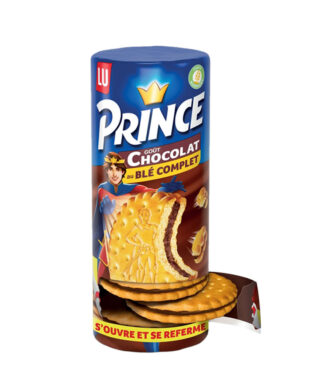 Biscuits fourrés au chocolat au blé complet Prince LU