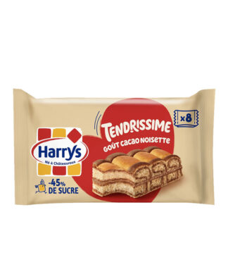 Gâteaux moelleux Noisette et Cacao Tendrissime HARRYS