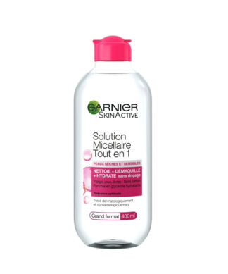 Lotion Micellaire Peaux Sèches & Sensibles Tout En 1 GARNIER