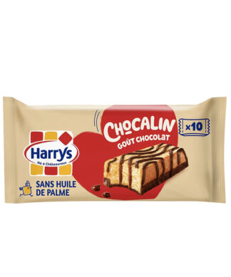 Gâteaux moelleux Cacao et Chocolat Chocalin sans Huile de Palme HARRYS
