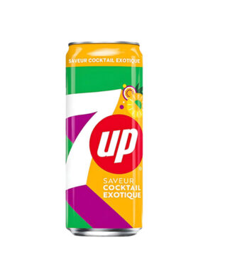Soda saveur cocktail exotique 7UP