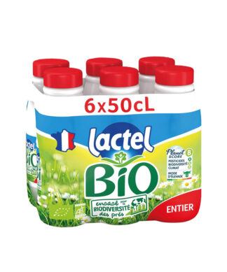 Lait Entier UHT Bio LACTEL