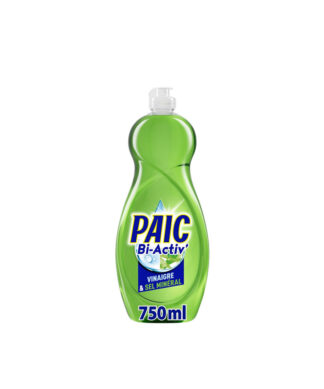 Liquide vaisselle Bi-Activ' Vinaigre Sel Minéral Dégraissant PAIC