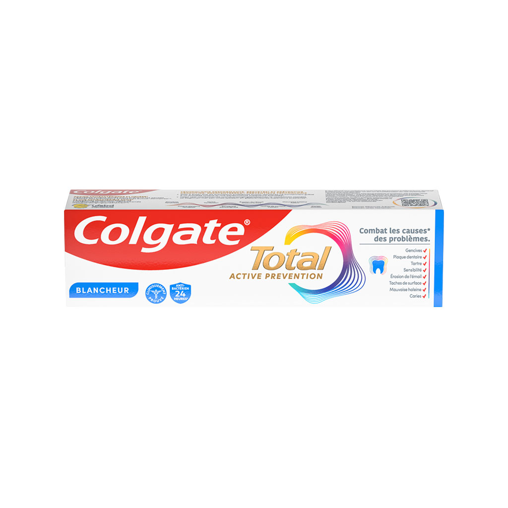 Dentifrice Total Active Prévention Blancheur COLGATE