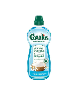 Nettoyant Ménager Multi-Surfaces Bicarbonate Fleurs de Citronnier CAROLIN